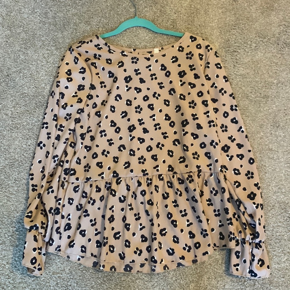 MTS brand - peplum top